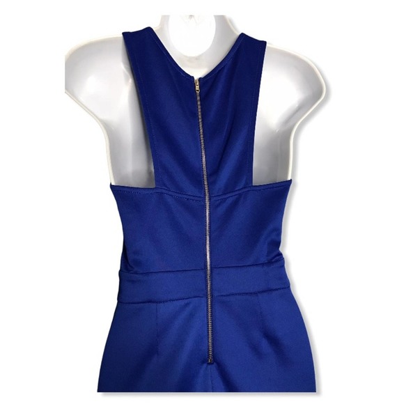 Entry | Royal Blue Dress w/ Chest & Side Cut Outs - Picture 5 of 10